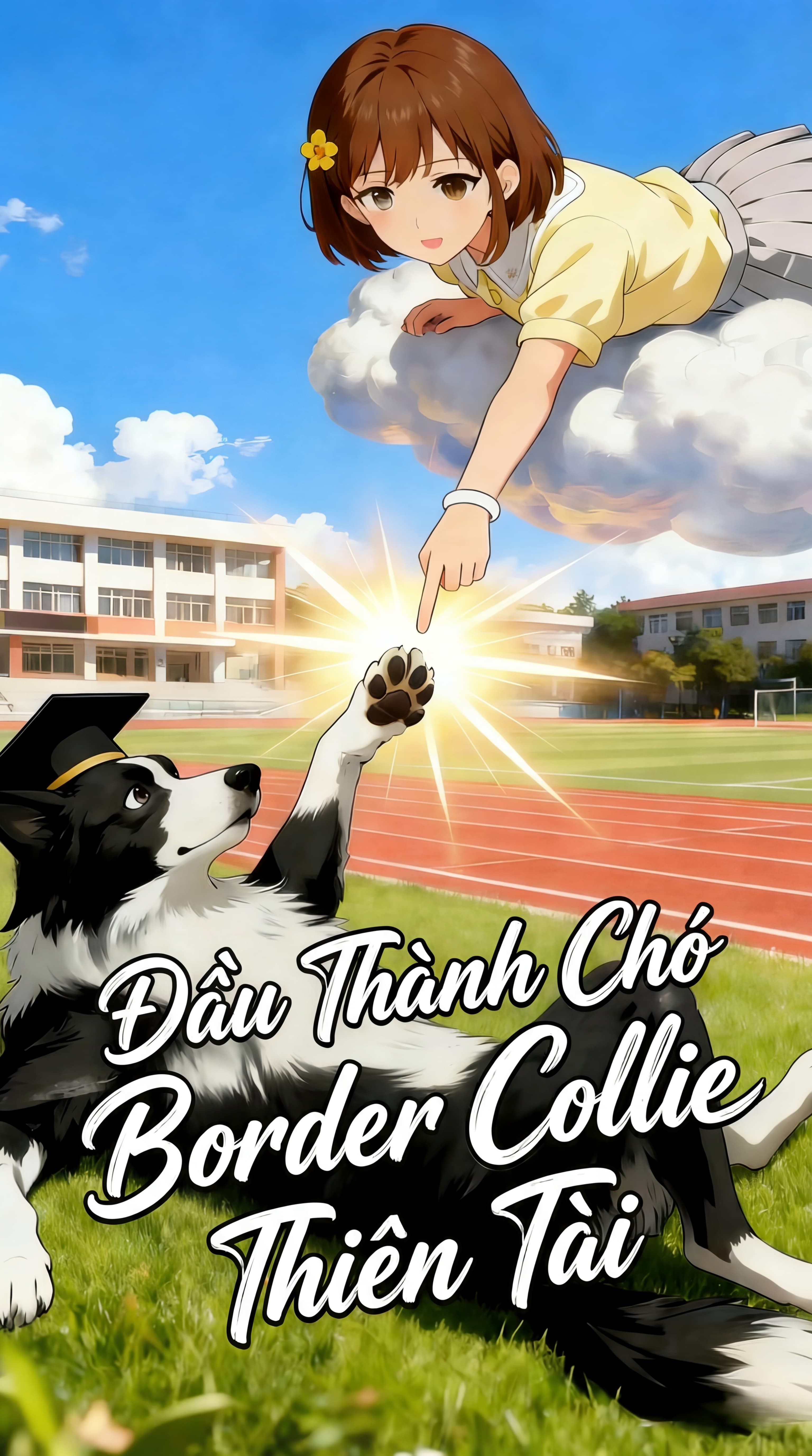 Đầu Thành Chó Border Collie Thiên Tài