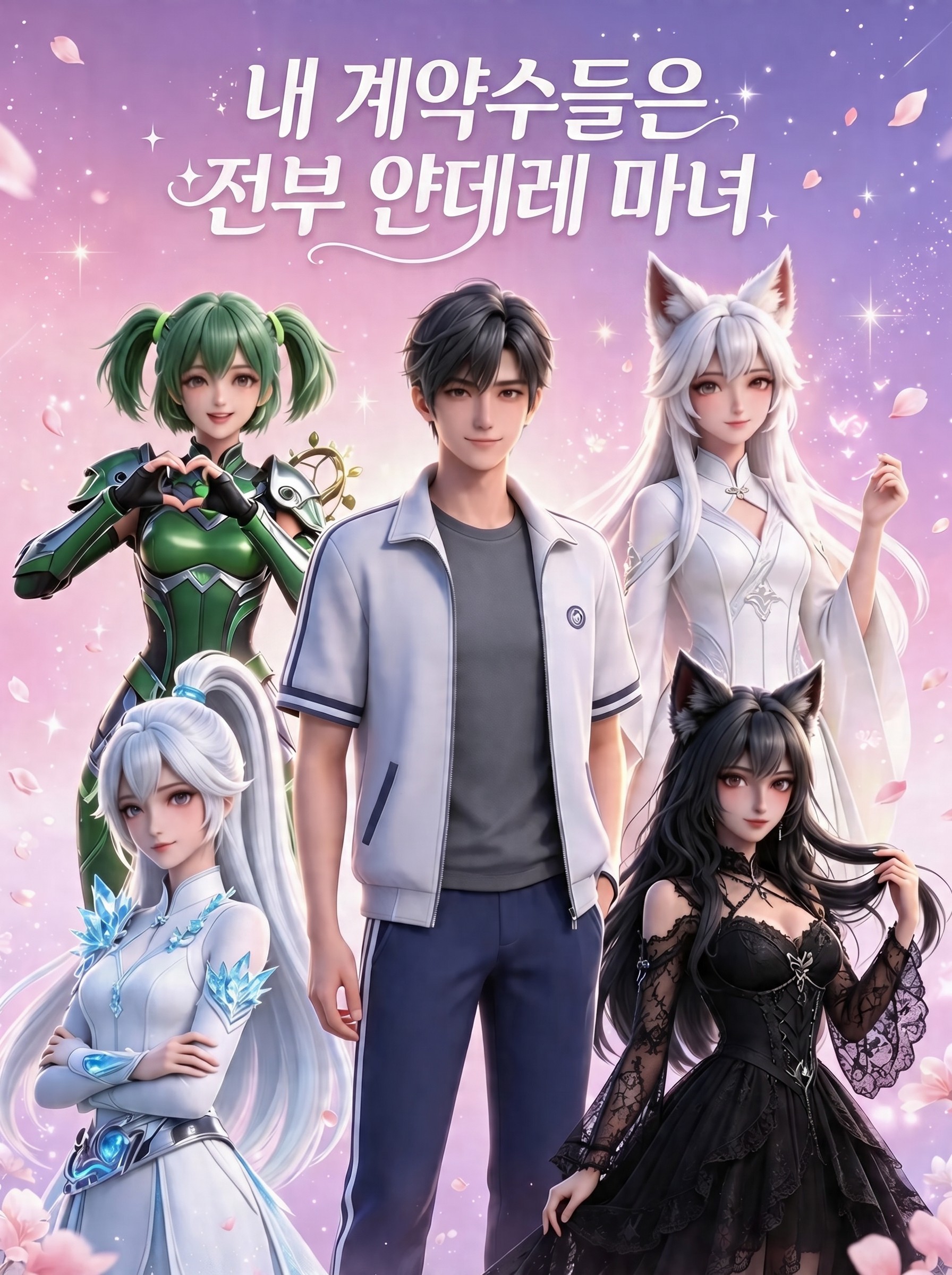 내 계약수들은 전부 얀데레 마녀