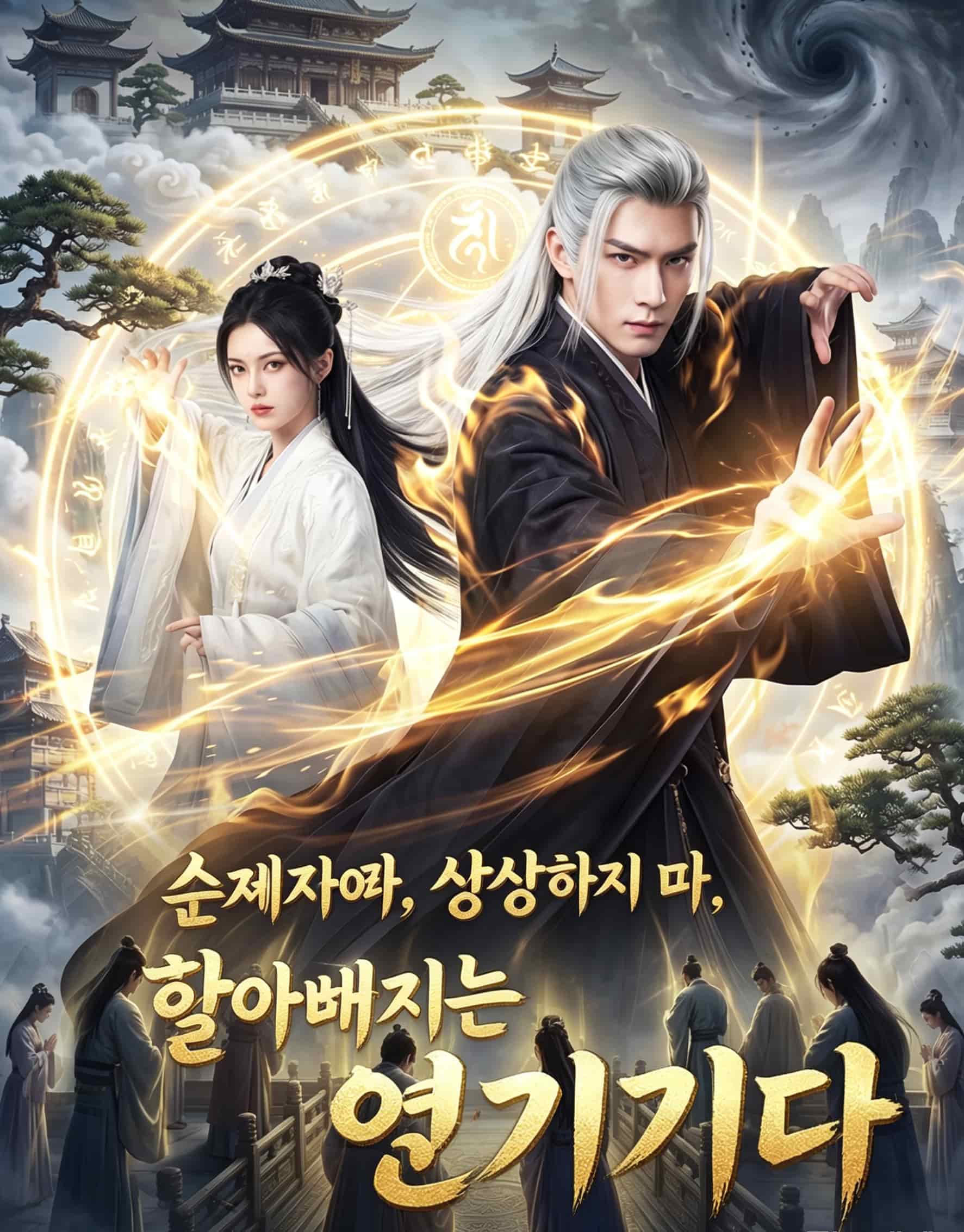손제자야, 상상하지 마, 할아버지는 연기기다
