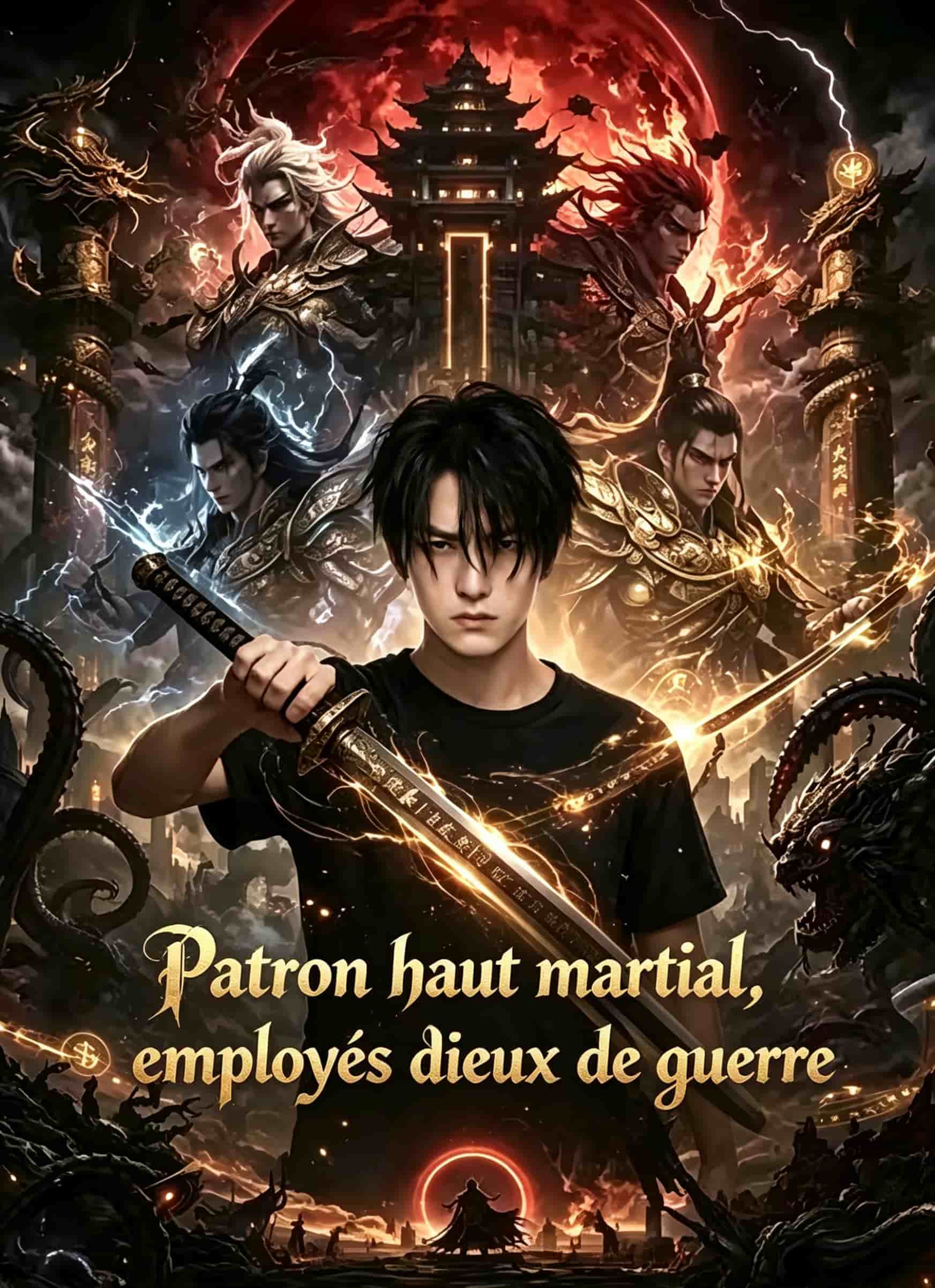 Patron haut martial, employés dieux de guerre