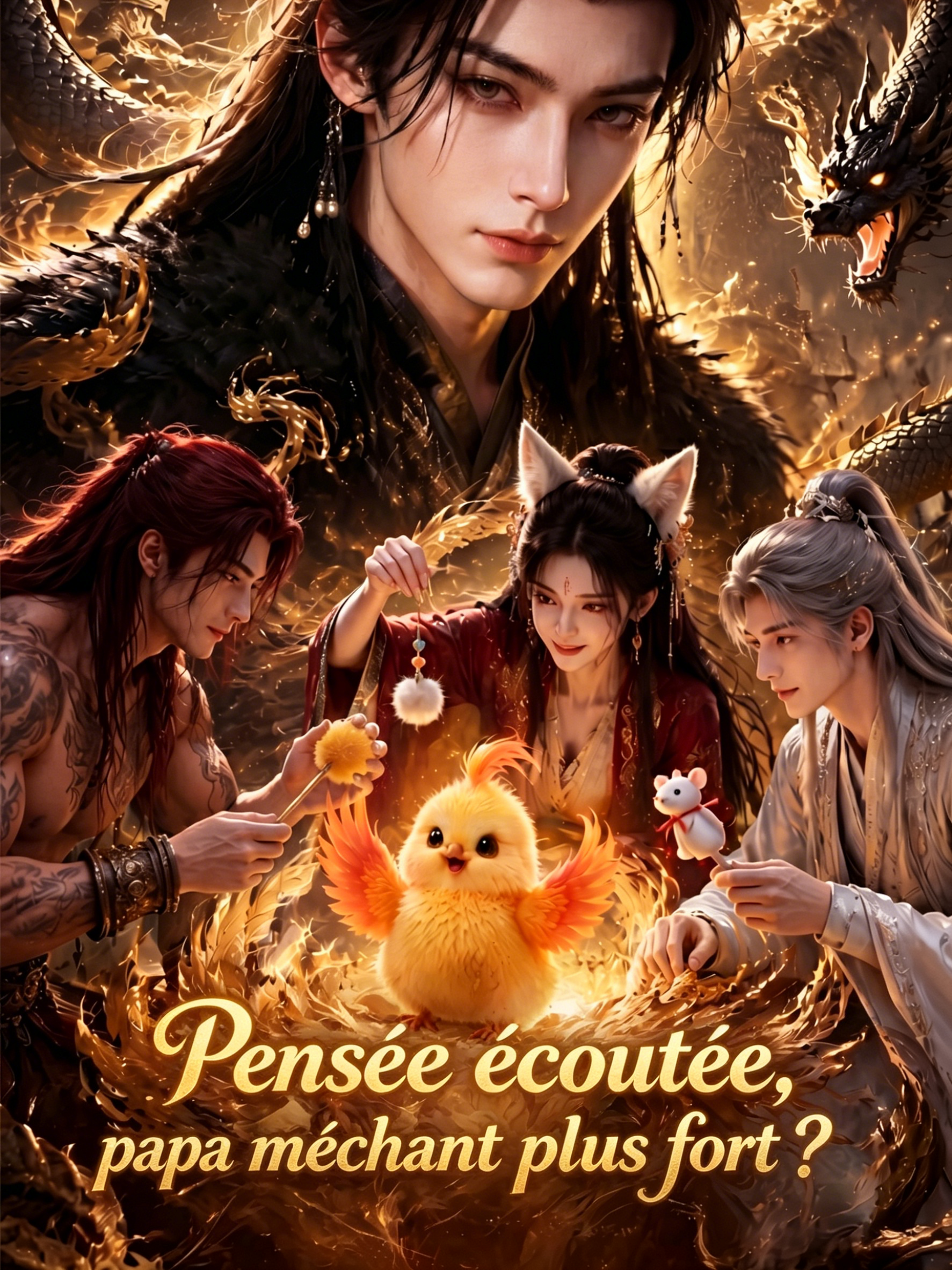 Pensée écoutée, papa méchant plus fort ?