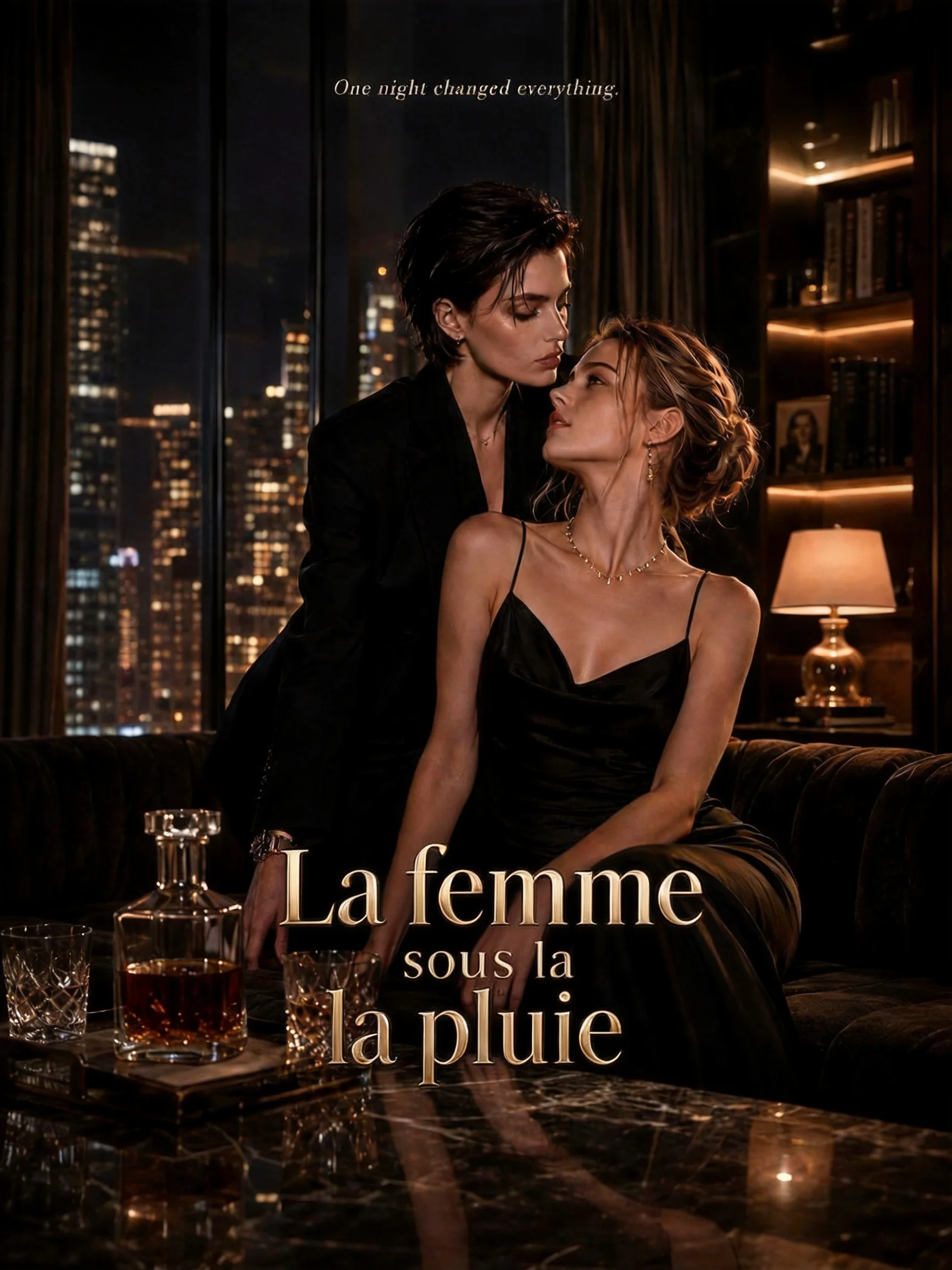 La femme sous la pluie