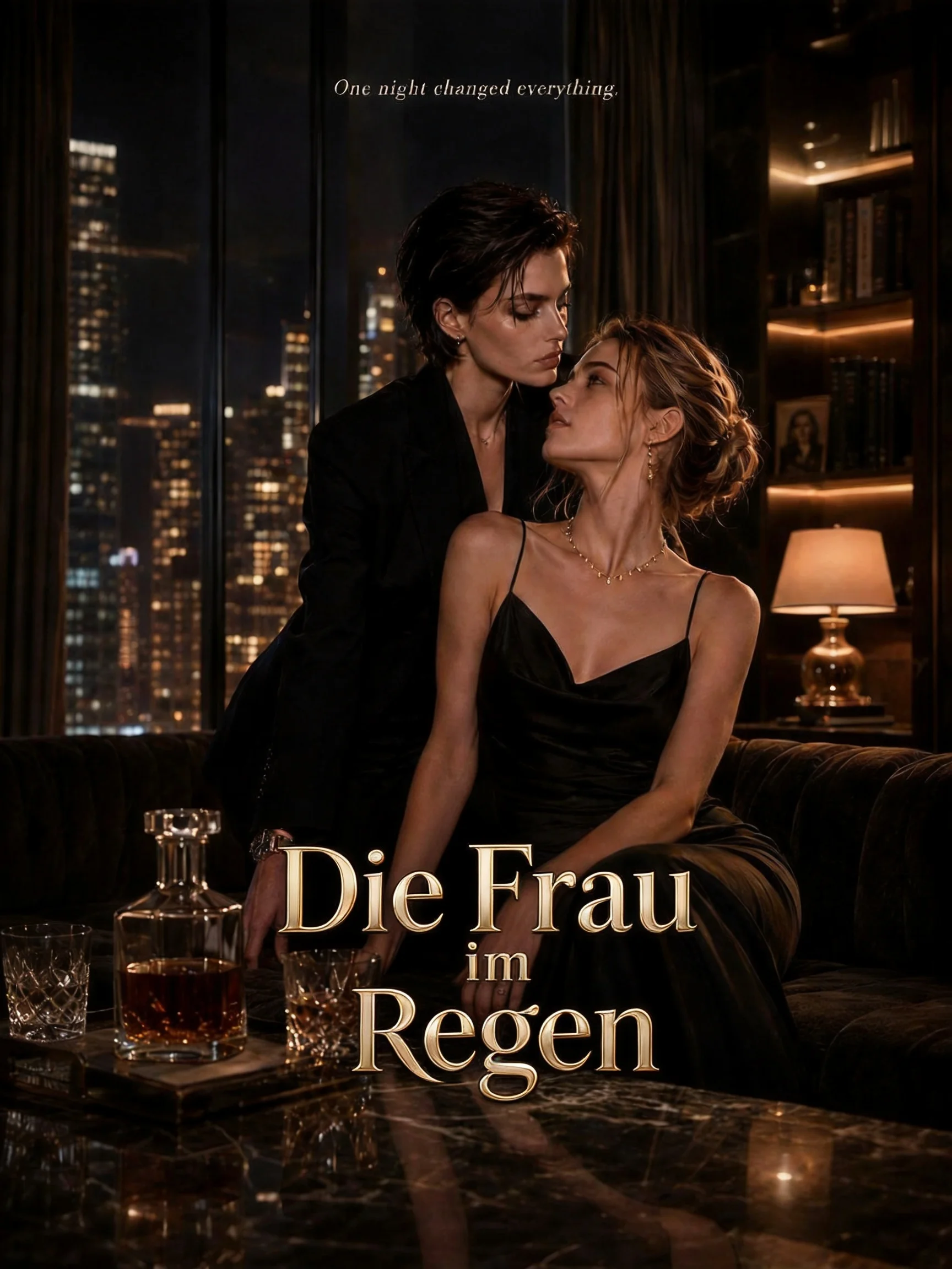 Die Frau im Regen